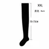 Calcetines de Invierno y Otoño Hasta la Rodilla para Mujer, Calcetines Largos de Algodón Peinado XXL para Personas Gordas y Altas, Caña Alta, Piernas Super Largas, Muslos de Exportación