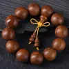 Indonesia Lleno de Venus Folleto Brazalete de Palo de Rosa Indio Material Antiguo Brazalete 108 Rosario de Buda para Hombres y Mujeres