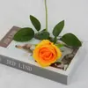 Rosas Artificiales de Terciopelo para Decoraciones de Boda, Flores Falsas, Rosas Búlgaras Transfronterizas, Flores Artificiales para el Día de San Valentín al por Mayor