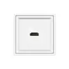 Placa Grande Transfronteriza Estilo Europeo 80mm Eu Estándar Europeo Estilo Alemán Francés Ruso Carga Rápida USB Interruptor Rojo y Verde Enchufe Multifunción
