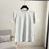Solona Elástica Fina Respirável Micro-Porosa Verão Masculina Esportiva Casual Secagem Rápida Gola Redonda Manga Curta Camiseta Moderna