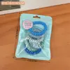 Color caramelo dulce chica degradado línea de teléfono anillo para el pelo de niña todo partido cuerda para el pelo accesorios para el pelo cuerda para el pelo no daña el pelo tocado