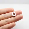 8mm 10mm Liga Diamantada Esculpido Liso Contorno Contas Digitais Placa de Estacionamento Temporário Coleira de Animal de Estimação Pulseira Acessórios
