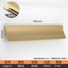 Nuevo Estilo Chino Lujo Ligero Manija Semicircular Dorada Simple Puerta de Gabinete Puerta Redonda de Gabinete Manija de Puerta de Gabinete Negra Curva