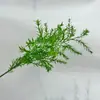 Flor Artificial Houttuynia Cordata Hierba Bigote de Dragón Decoración Escena de Boda Césped Artificial Planta Verde Artificial