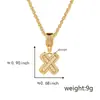 Nuevo colgante de letra inglesa con circonita incrustada, collar de moda, joyería de diseño de nicho ins europeo y americano, venta al por mayor