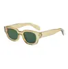 Gafas de Sol Rectangulares Retro de Marco Pequeño Raine para Hombres y Mujeres, Estilo Europeo y Americano, Esenciales Simples para Fotografía Callejera, Elegantes Gafas de Sol para Proteger del Sol