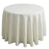 Especial Transfronterizo para Crochet Simple Liso Poliéster Mantel Redondo Grande Mantel para Mesa de Comedor Redonda Mantel para Mesa de Banquete de Hotel