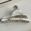 Pinza para el Cabello Triángulo Corazón Patrón de Tinta Retro Nuevo Estilo Pinza de Tiburón para Mujer Pinza Personalizada Versátil para la Parte Posterior de la Cabeza Accesorio para el Cabello