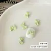 Accesorios de Uñas Artísticas Tendencia en Línea: Pajaritas Versátiles de Colores Mate 3D Decoraciones para Uñas de Resina DIY