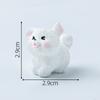Acessórios Criativos Fofos de Laço para Cachorro Estéreo DIY Decoração Mini Paisagem Mini Decorações de Mesa para Carro