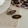Pinza para el pelo Retro con Estampado de Leopardo para Otoño e Invierno para Mujer 2026 Nuevo Estilo Pinza para Flequillo Pinza Lateral Accesorio para el Cabello