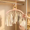 Secador multi-clip con forma de hombre de pan para uso doméstico, adecuado para secar calcetines y ropa interior de bebé, estante multifuncional de almacenamiento y secado