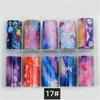 Estilo Coreano Nuevo Arte de Uñas Papel de Transferencia Cielo Estrellado Flor Láser Estrella del Cielo Pegatina Popular para Uñas Caja de 4 cm de Ancho