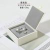 Caja de Joyería de Marco Dorado de Lujo Ligero Caja Universal para Anillos Collares Franela Perla Caja de Almacenamiento de Joyería Caja de Joyería Fina