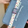 Correa Magnética con Bucle Estampada con Letras Lindas Adecuada para Apple Watch iWatch 12ª Generación 11/10Ultrase