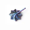 Torre Espiral Popular Impresa en 3D Alivio del Estrés Creativo con Asa Juguete de Apilamiento Estrella Hexagonal Juguete Infantil Adorno de Torre de Zanahoria