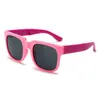 Gafas de sol cuadradas para niños del mismo estilo, gafas de sol sencillas y a la moda para bebés, gafas para niños, material suave, gafas de sol