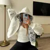 Chaqueta Unisex Estilo Harajuku Americano Creativa Moderna Forro con Estampado de Billetes de Papel Cierre de Cremallera Cárdigan Sudadera de Manga Larga