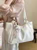 Bolso Tote Estilo Coreano de Moda Artístico de Lunares Estilo Universitario para Mujer 2026 Nueva Moda Personalizado Gran Capacidad Bolso de Hombro