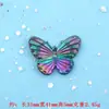 Accesorios Creativos de Mariposas Artificiales Accesorios Acrílicos Accesorios para el Cabello DIY Funda para Teléfono Celular Agujeros en Zapatos Decoración de Imán para Refrigerador