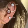 Aretes de Clip para Oreja de Alta Gama Estilo Coreano Venta al por Mayor Versátil Temperamento Clip para Cartílago de la Oreja Simple Venta Caliente Clip para Oreja Retro Sin Perforación