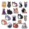 Set de Broches de Gato Travieso Divertido Pin de Meme de Internet Accesorio de Personalidad Insignia Decorativa Versátil para Ropa
