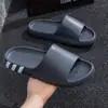 Pantuflas de Eva para Hombre, Antideslizantes, Sin Olor, Pantuflas de Verano para Interiores con Suela Gruesa que se Sienten como Pisar Caca, Aptas para Uso en Baño, Pantuflas Deportivas para Exteriores para Pareja