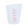 Taza medidora de silicona personalizada 125ml/250ml/500ml Taza de silicona resistente a altas temperaturas Visual Doble escala Taza medidora para hornear