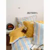 Xiangling YoupinSimple Estilo Ins Rayas Gofradas Jacquard Juego de Cama de Cuatro Piezas Serie Agave