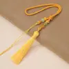 Borla pequeña de dinero cuerda para manillar borla colgante de coche borla china de nudo borla china pin marcapáginas pin colgante pequeño cuerda para llavero cuerda