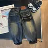 Jeans con forro de polar para niños, nuevo modelo otoño e invierno 2026, ropa de invierno para bebé, jeans gruesos de moda para niños