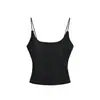 1453-Top Sexy Slim-Fit Estilo Europeu e Americano para Mulheres Moda Nova Primavera/Verão 2026 Tubinho Picante com Alças