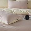 Categoría a Materno e Infantil Grado 100% Algodón Cepillado Juego de Cuatro Piezas de Alta Gama para las Cuatro Estaciones Sábanas de Algodón Puro y Fundas de Edredón Ropa de Cama 4