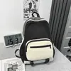 Estilo K de Mochila Ligera de Nicho, Gran Capacidad, Combinación de Colores, Bolso Escolar de Estudiante de Moda, Bolso Casual Repelente al Agua para Pareja