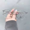 Marco Redondo TR90 Xiaohongshu ins Cómodo Minimalista Ultraligero Montura para Gafas Multicolor Anti-Luz Azul Opcional Lote Mixto Venta al por Mayor