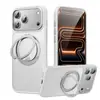 Funda para iPhone 18 Pro Aplicable en Amazon, Soporte Magnético Giratorio de Engranaje con Amortiguación, Carcasa Pivotante para Apple 17