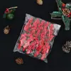 Bestseller transfronteiriço de Natal, trepadeira de azevinho com frutos vermelhos artificiais, trepadeira de decoração para casamentos de Natal e festas de fim de ano