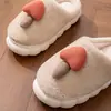 Pantuflas de Algodón Postparto para Mujer 2026 Nuevo Otoño Invierno para Interior en Casa Pisando Caca Sensación Suela Gruesa Cálido Felpa Zapatos de Algodón para Hombre