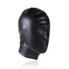 Brinquedos sexuais para marido e mulher capa facial preta brinquedo capa de cabeça máscara para os olhos controle punição sm bondage brinquedos para homens e mulheres