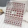 Série Duyuer Adesivos de Unha Populares Estilo Influenciador Realista com Suporte Adesivo para Decoração de Unhas DIY