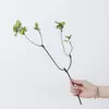 Em estoque Flor Artificial Folhas de Folha de Milão Decoração de Interior Folhas Artificiais Ornamento para Casa Planta Artificial Verde Folha de Milão