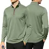 Sudadera con capucha funcional casual deportiva elástica para hombre con cuello alto, comercio exterior, eBay, talla grande americana, para exteriores, fitness