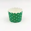 Mecanismo de impressão pastoral assadeira assadeira cupcake assadeira muffin papel bandeja papel para bolo 5cm fundo atacado cor doce