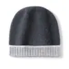 Gorro de punto de cachemira, unisex, cálido y resistente al frío, cubreorejas, adecuado para otoño e invierno, gorro de punto casual, gorro para ciclismo al aire libre, gorro de invierno