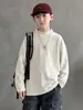 Camada Base de Fleece com Gola Alta Meia para Meninos Outono Inverno 2026 Novo Estilo Camiseta de Manga Longa Infantil Roupa Íntima para Crianças de Tamanho Médio e Grande Camiseta Tendência