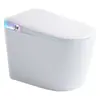 Cabezal de Rociado UV Automático Flip-Top para Hotel, Inodoro Inteligente con Calefacción Integrada, Control por Voz, Escudo de Espuma y Características de Ahorro de Agua