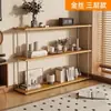 Estantería de Almacenamiento de Madera Maciza, Estante Divisor para Sala de Estar Balcón, Estantería de Pisos de Múltiples Niveles Estilo Vintage, Estantería de Almacenamiento Simple