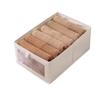 Caja de Almacenamiento para Acabado de Ropa de Red Visual Caja de Almacenamiento de Tela Algodón y Lino Caja de Almacenamiento de Ropa Armario del Hogar Caja de Acabado de Estilo Japonés