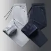 Pantalones Deportivos de Algodón Puro Talla Grande M-8XL para Hombre Otoño Invierno Engrosados con Felpa Ajuste Holgado Pierna Recta con Puño Casual Largos para Hombre